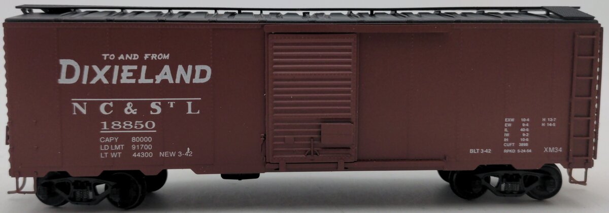 American Models S Scale NC&ST.L Boxcar #18850 LN/Box