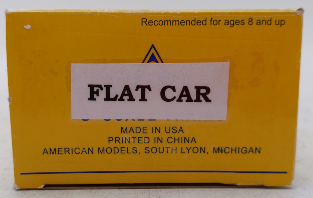 American Models 6015 S Scale Custom Bruce Lead Mines 46' Flat Car w/ Load #2114/Box