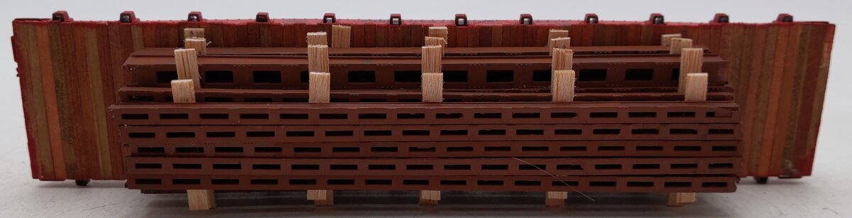 American Models 6015 S Scale Custom Bruce Lead Mines 46' Flat Car w/ Load #2114/Box