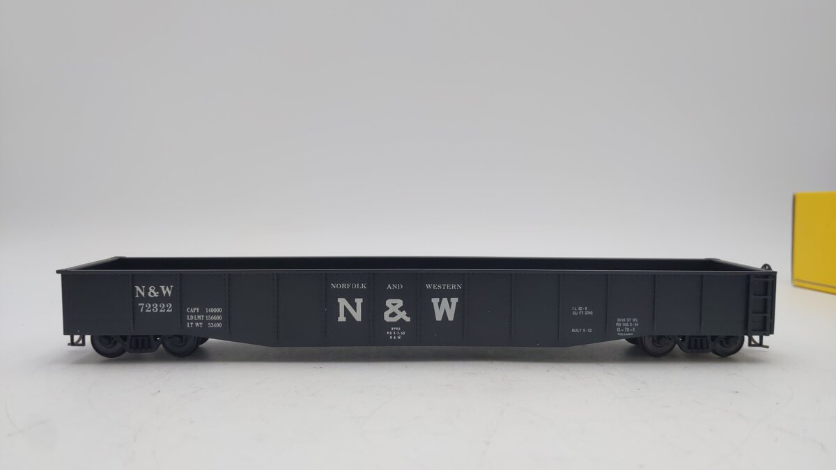 American Models 417 S Scale Norfolk & Western Gondola w/o Load #72322 EX/Box