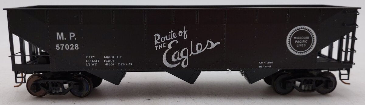 American Models 3367 S Scale Missouri Pacific AAR 3 Bay Hopper #57028 EX/Box