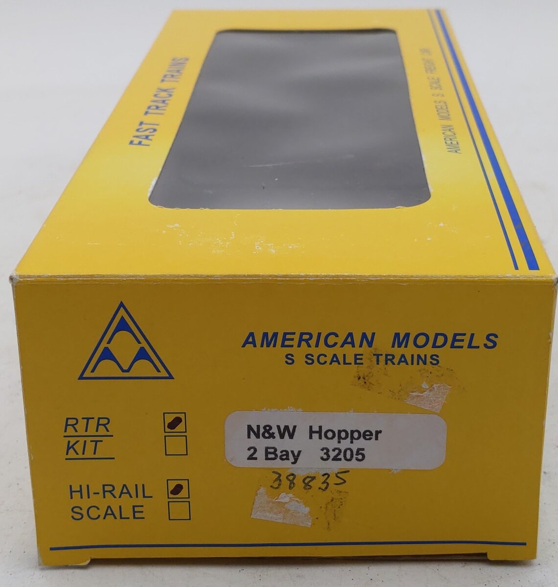 American Models 3205 S Scale Norfolk & Western 2 Bay Hopper #38835 LN/Box