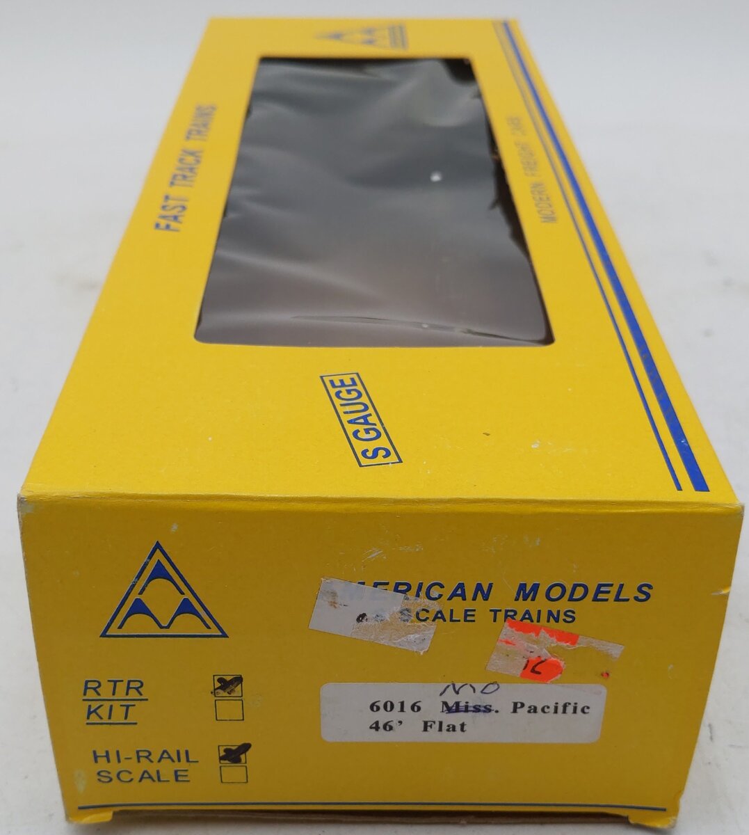 American Models 6016 S Gauge Missouri Pacific Flatcar With Load #99414 LN/Box