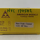American Models 1121 S Scale NYC Pacemaker 40' Boxcar #174542 EX/Box