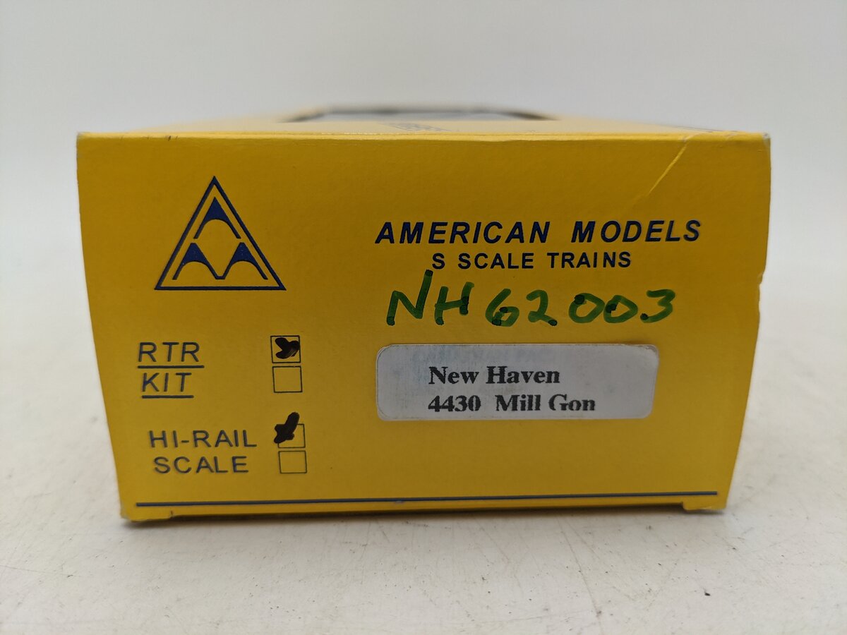 American Models 4430 S Scale New Haven Mill Gondola-Scale EX/Box
