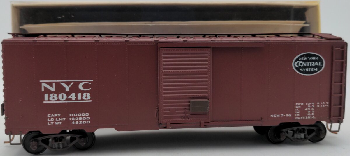 American Models 113 S Scale New York Central Boxcar #180418 EX/Box