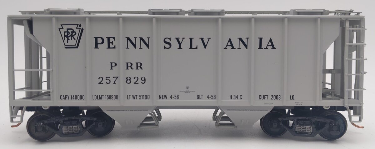 MTH 35-75050 S-Scale Pennsylvania Railroad PS-2 Hopper Car #257829 LN/Box