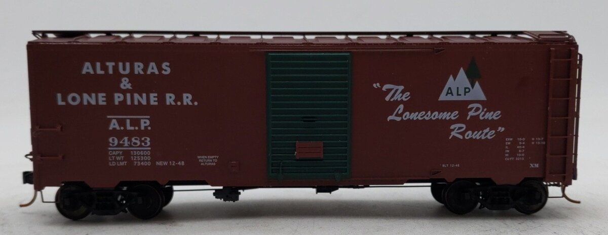 Precision Scale 9483 S Scale " The Lonesome Pine Route" Boxcar #9483 EX/Box