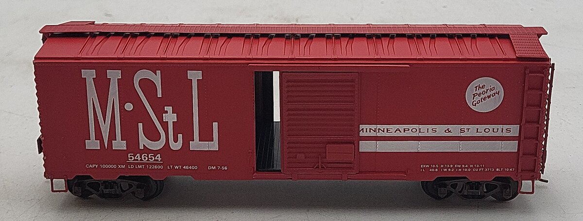 American Models S Scale Minneapolis & St Louis Box Car #54654 EX/Box