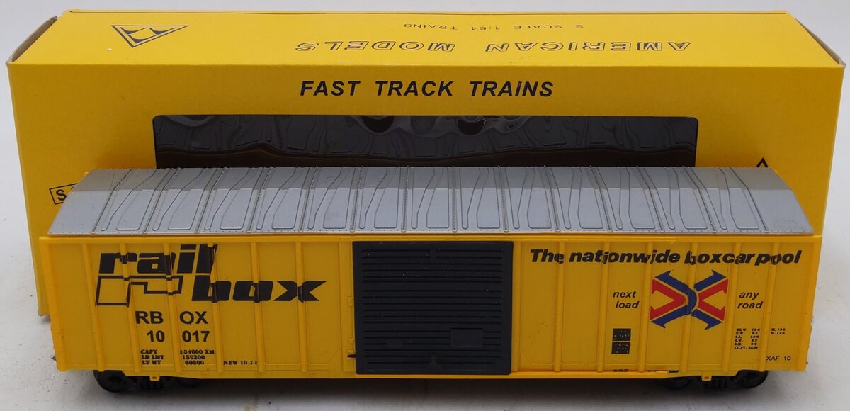 American Models 1501 S Railbox Boxcar #10017 EX/Box