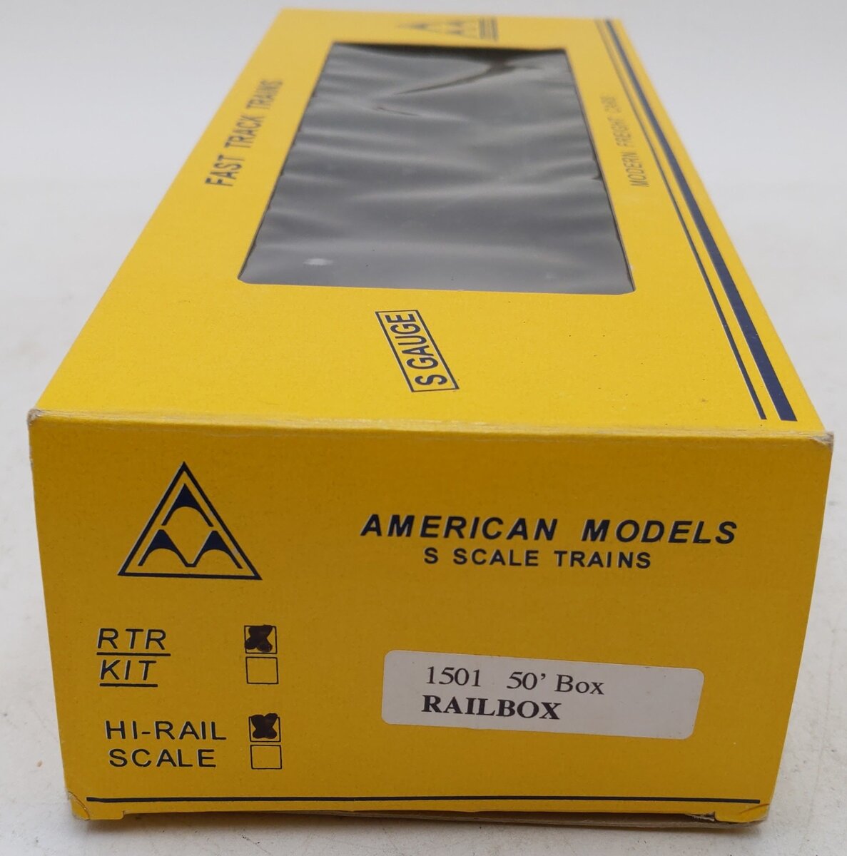 American Models 1501 S Railbox Boxcar #10017 EX/Box