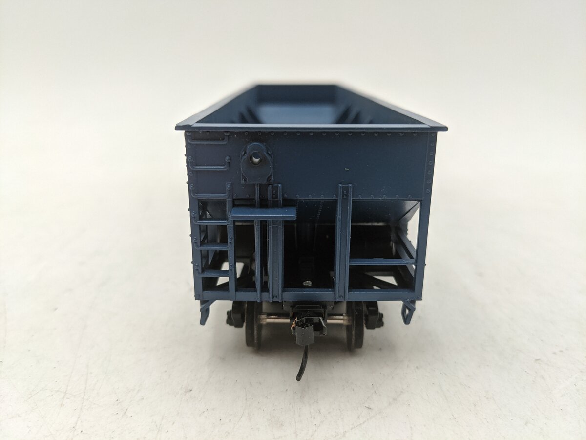 American Models 3414 S Gauge Reading Blue Coal 4-Bay Hopper #109812-Scale EX/Box