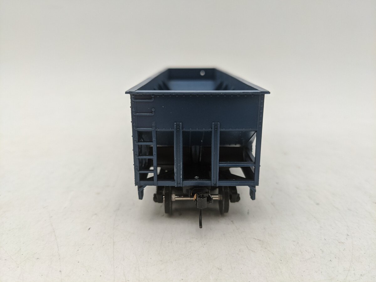 American Models 3414 S Gauge Reading Blue Coal 4-Bay Hopper #109812-Scale EX/Box