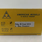 American Models 3414 S Gauge Reading Blue Coal 4-Bay Hopper #109812-Scale EX/Box