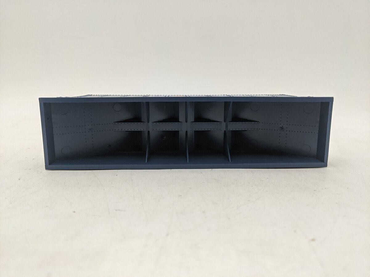 American Models 3414 S Gauge Reading Blue Coal 4-Bay Hopper #109812-Scale EX/Box