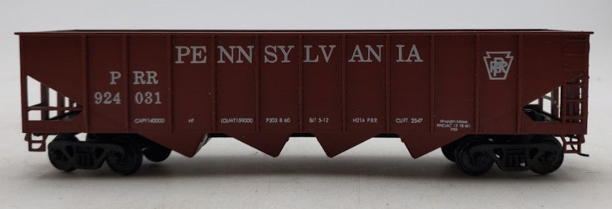 American Models 3458R S Scale PRR 4-Bay Hopper #924031 LN/Box