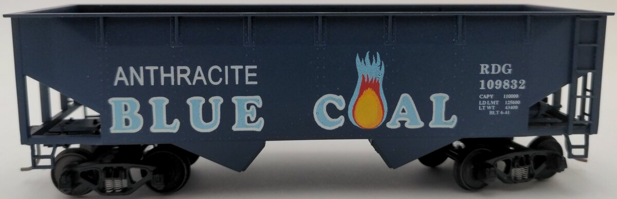 American Models 3273 S Reading Blue Coal 2-Bay Hopper #109832 EX/Box