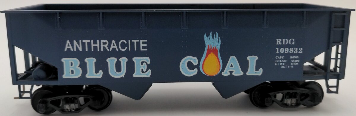 American Models 3273 S Reading Blue Coal 2-Bay Hopper #109832 EX/Box