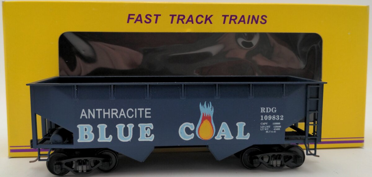 American Models 3273 S Reading Blue Coal 2-Bay Hopper #109832 EX/Box