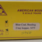 American Models 3273 S Reading Blue Coal 2-Bay Hopper #109832 EX/Box