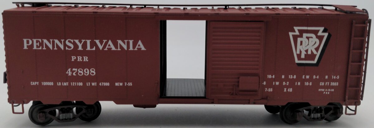 American Models S Scale Pennsylvania Boxcar #47898 EX