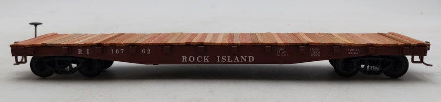 American Models 6024 S Scale Rock Island 46' Flatcar LN/Box