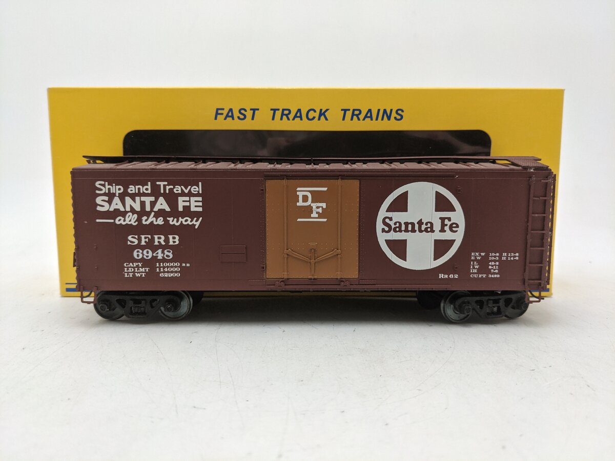 American Models 2210 S Scale (Scale) AT&SF 40' Reefer Car #6948 EX/Box