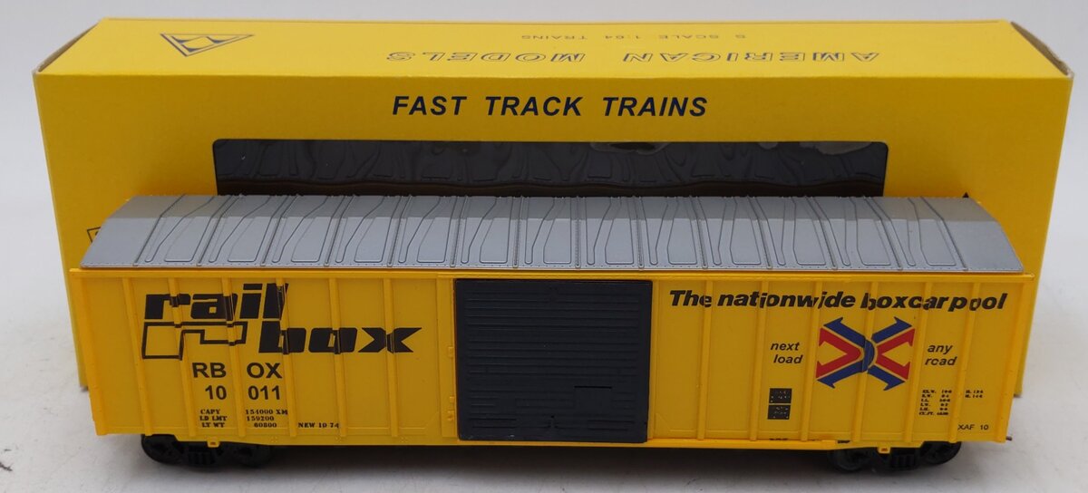 American Models 1501 S Railbox Boxcar #10011 LN/Box
