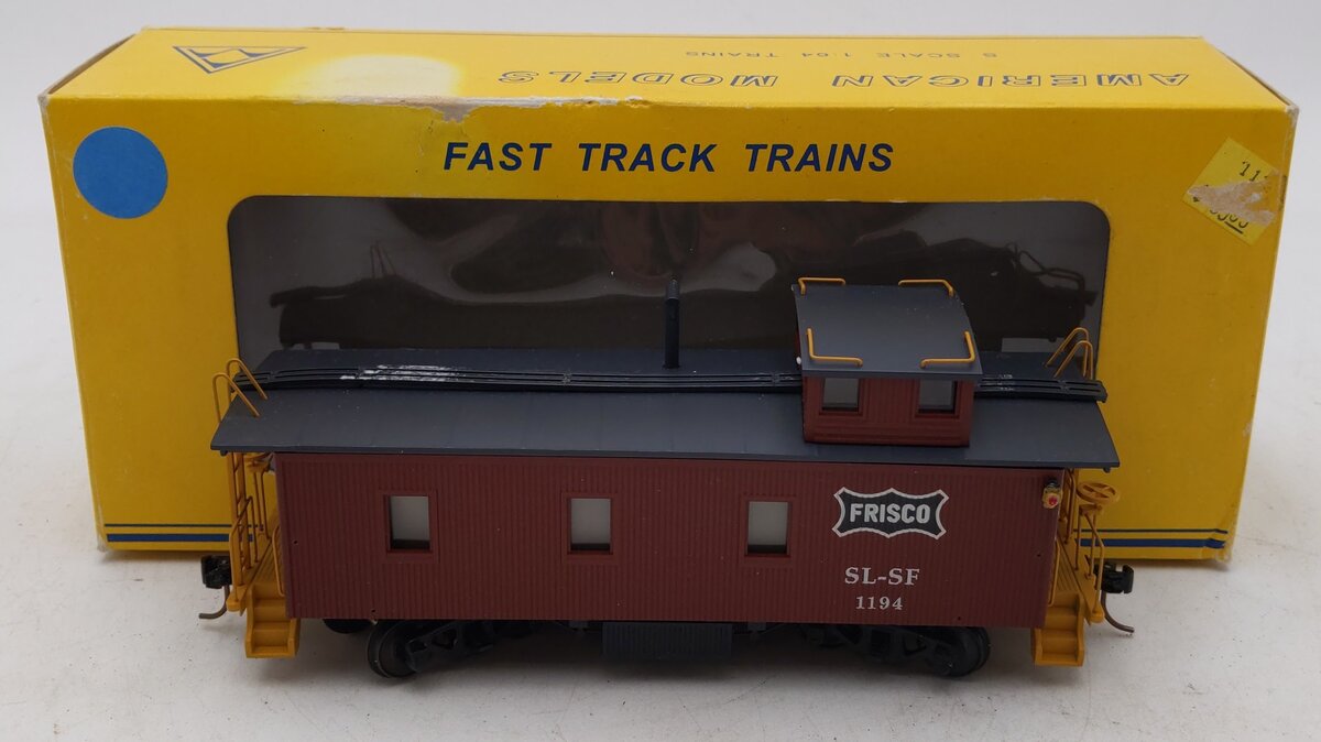 American Models 7510-B S Frisco Wood Caboose #1197 EX/Box