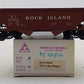American Models 3274 S Scale Rock Island 2-Bay Hopper #89514 LN/Box