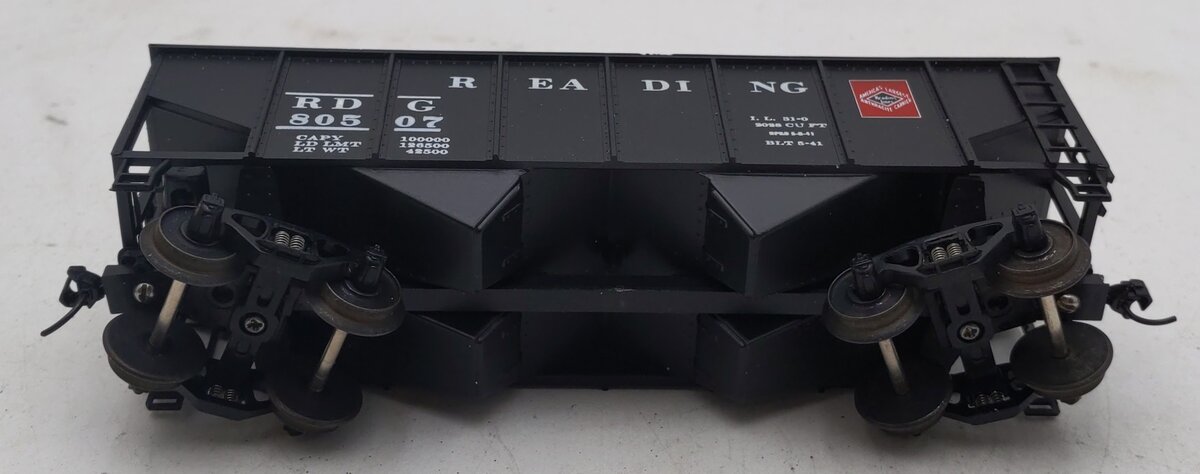 American Models S Scale Reading 2-Bay Hopper #80507 LN/Box