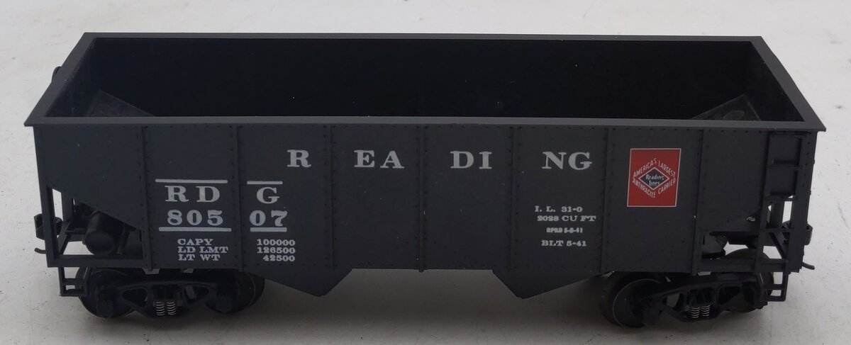 American Models S Scale Reading 2-Bay Hopper #80507 LN/Box