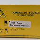 American Models 7722 S Gauge Illuminated Frisco Caboose #1746 VG/Box