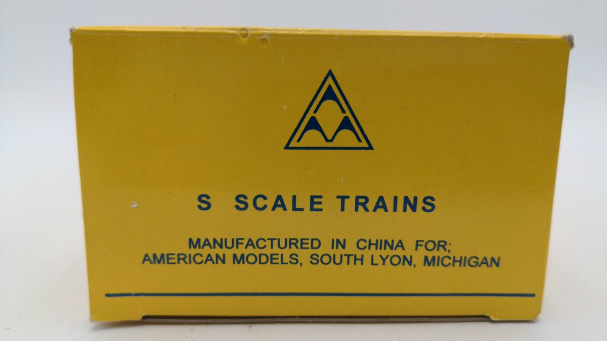 American Models 7722 S Gauge Illuminated Frisco Caboose #1746 VG/Box