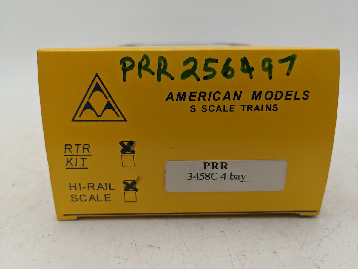 American Models 3458C S Pennsylvania Railroad Hopper-Scale EX/Box