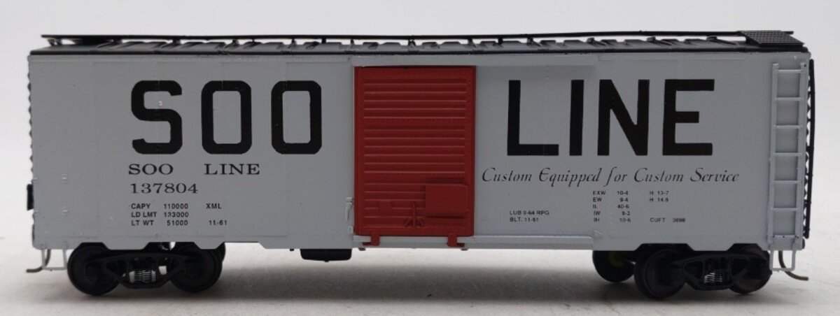 American Models 1149 S Scale SOO Line Boxcar #137804 LN/Box