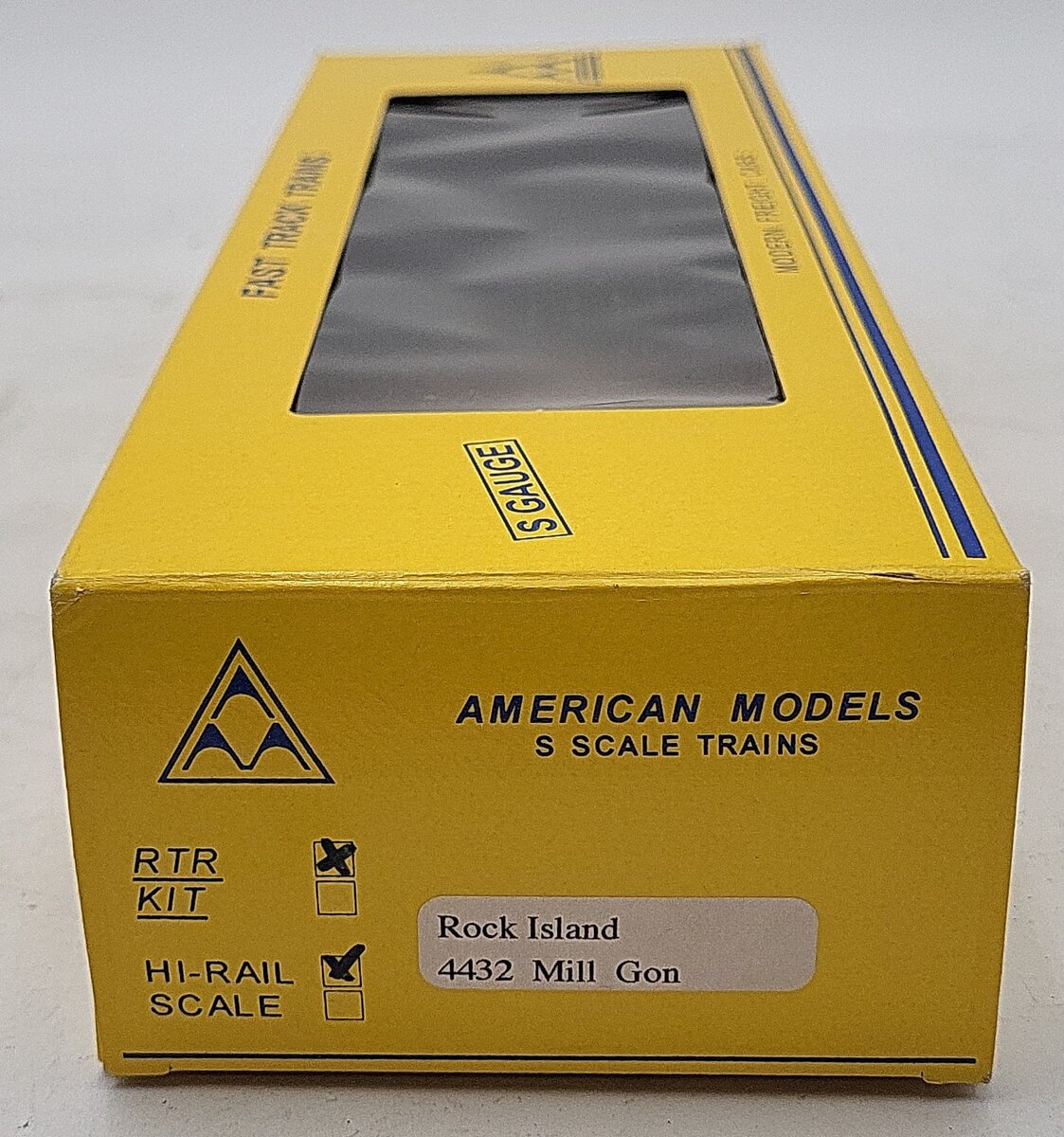 American Models 4432 S Scale Rock Island Gondola #4432 LN/Box