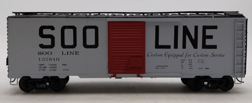 American Models 1149 S Scale SOO Line Boxcar #137810 LN/Box