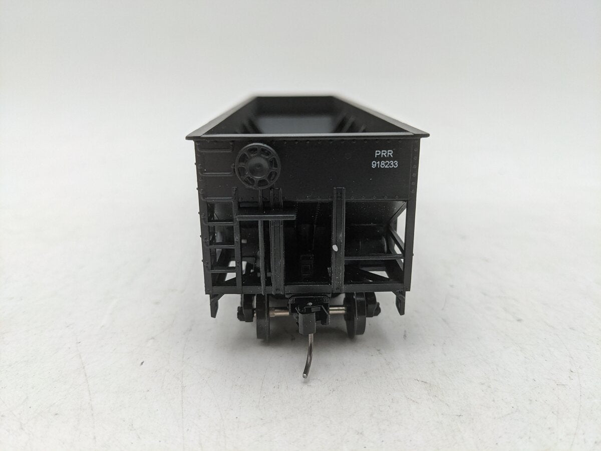 American Models 3458B S Scale PRR 4-Bay Hopper Scale- Wheels & Couplers EX/Box