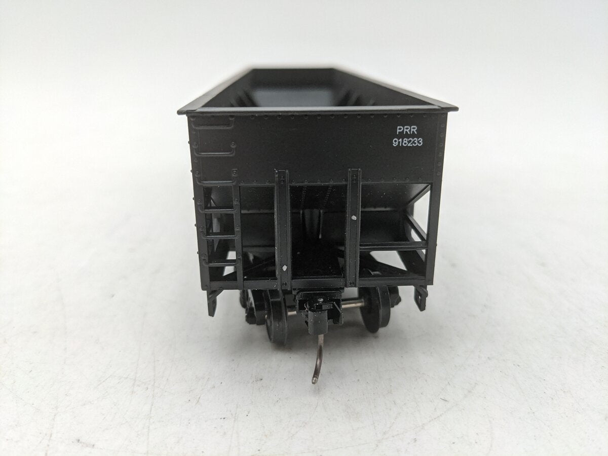 American Models 3458B S Scale PRR 4-Bay Hopper Scale- Wheels & Couplers EX/Box