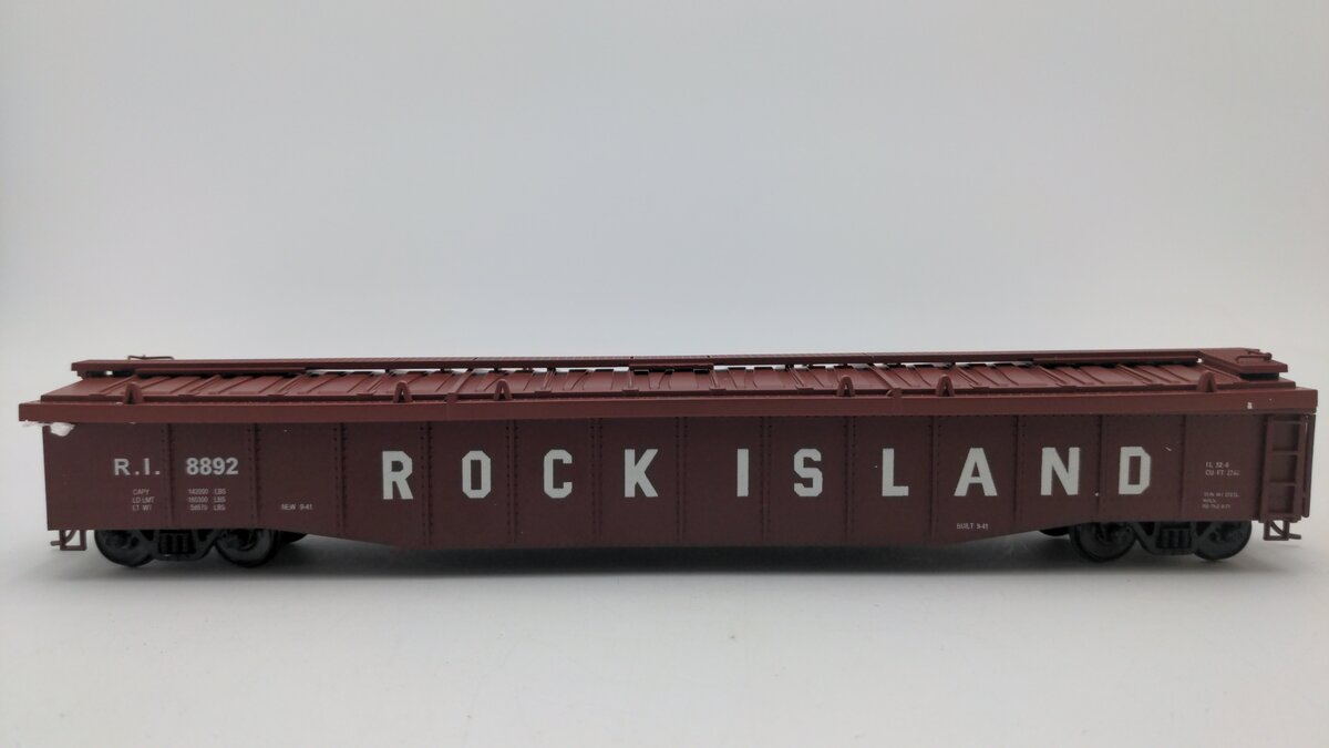 American Models 4432 S Scale Rock Island Covered Gondola #8892 EX/Box