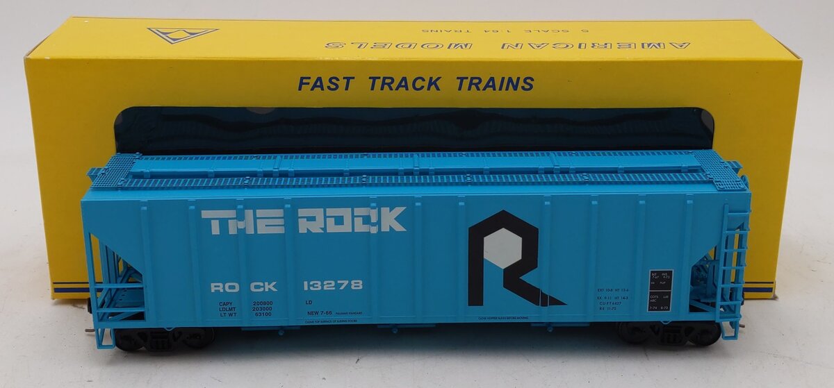 American Models 3311 S Gauge The Rock Covered Hopper #13278 LN/Box