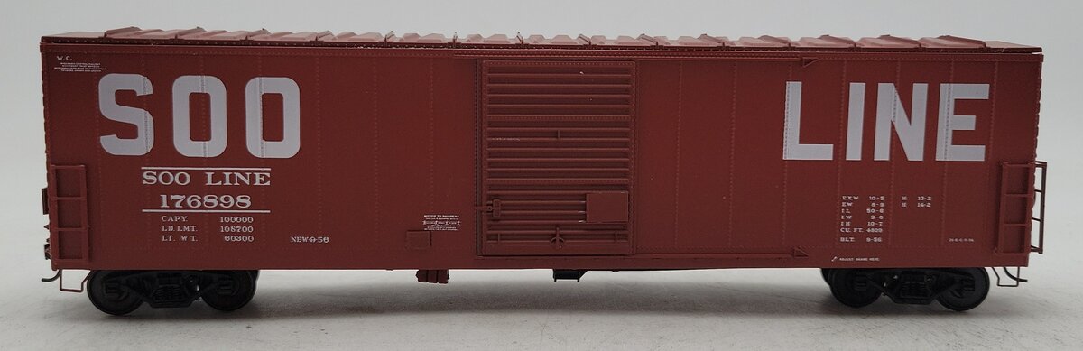 Precision Scale 176898 S Scale Soo Line Boxcar #176898 EX/Box