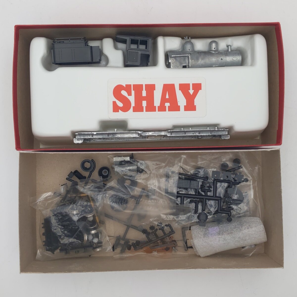 Roundhouse 360 HO Undecorated 2-Truck Shay Kit LN/Box