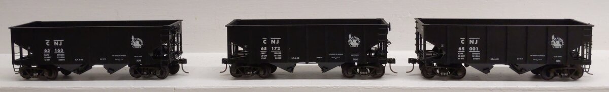S-Helper 01180 S Scale Central Of New Jersey 3 Car Hopper Set A LN/Box