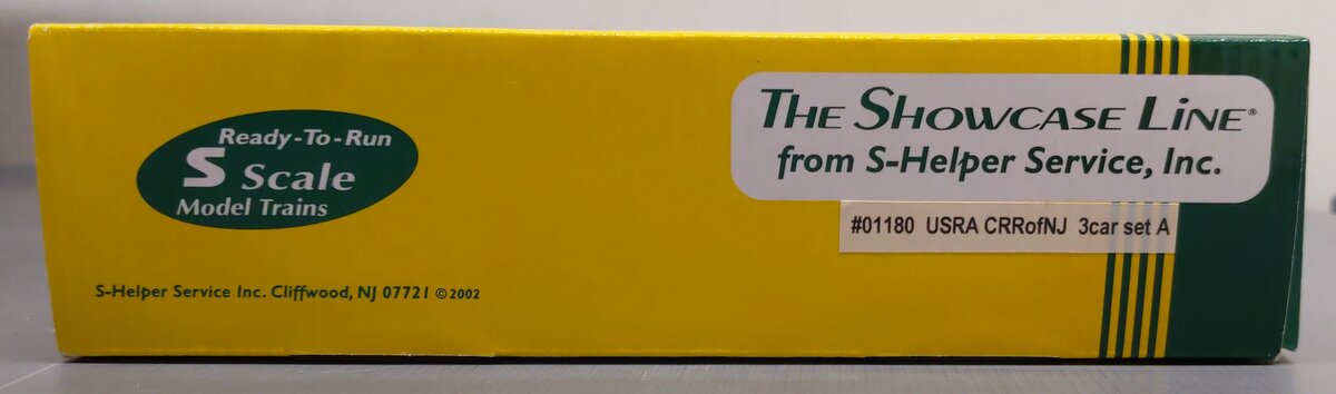 S-Helper 01180 S Scale Central Of New Jersey 3 Car Hopper Set A LN/Box