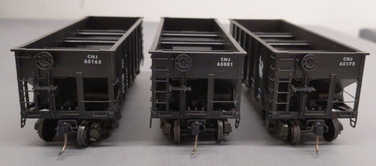 S-Helper 01180 S Scale Central Of New Jersey 3 Car Hopper Set A LN/Box