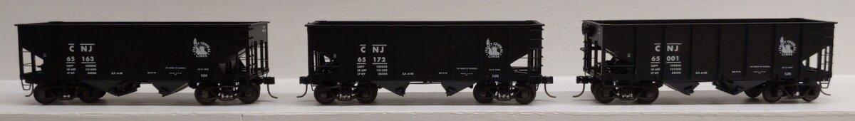 S-Helper 01180 S Scale Central Of New Jersey 3 Car Hopper Set A LN/Box