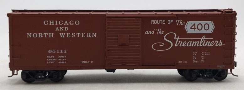 S-Helper 00126 S Scale CNW 40' Steel Rebuilt Xm Boxcar #65111 LN/Box