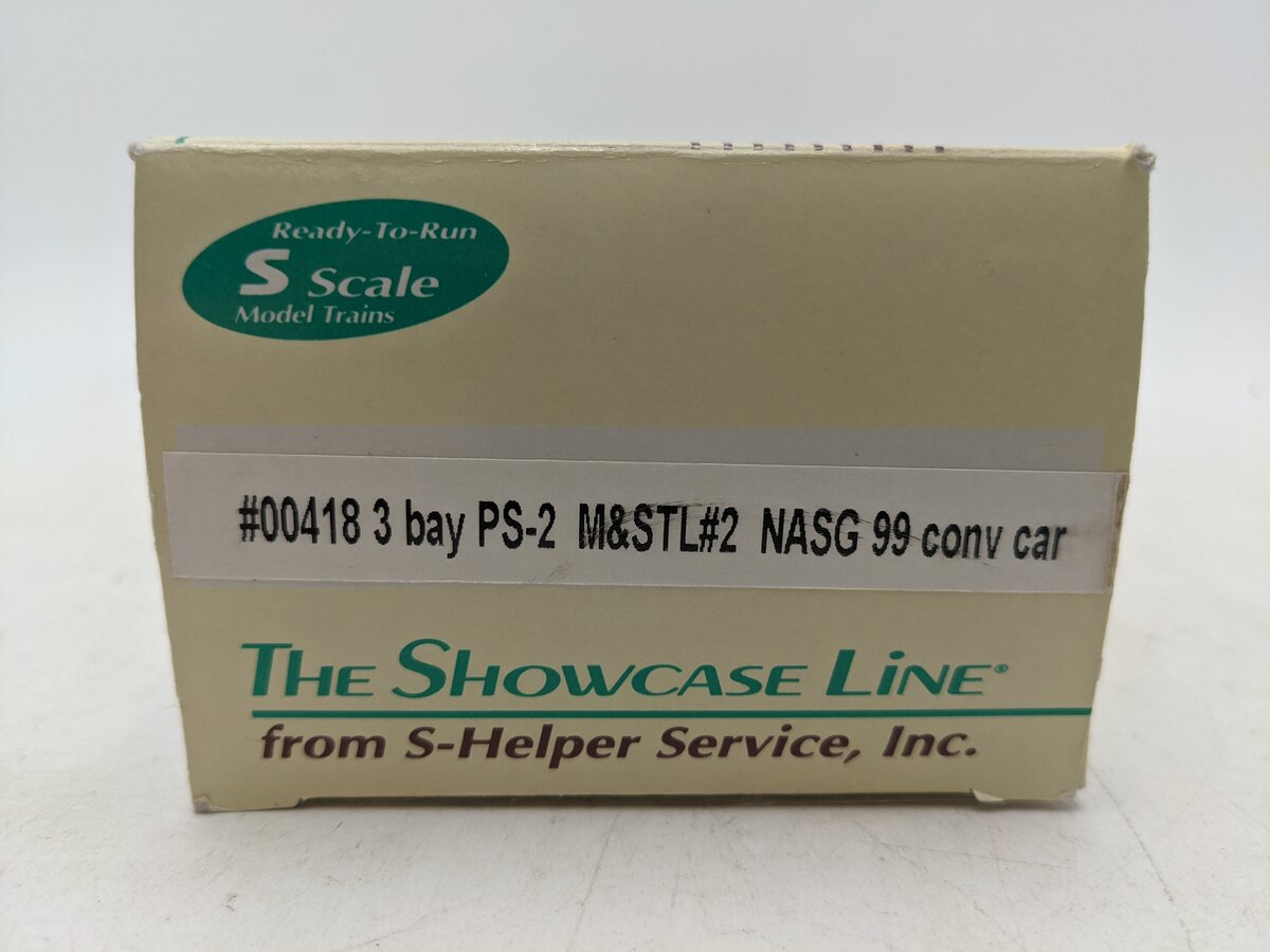 S-Helper Service 00418 S Scale M&STL 3-Bay PS-2 Hopper #71033 EX/Box